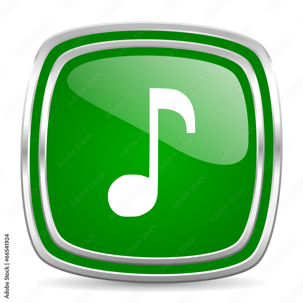 music glossy computer icon on white background music glossy computer icon on white background