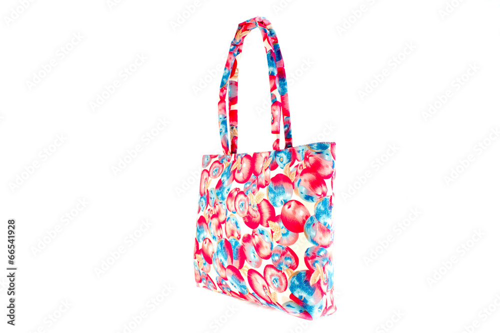 Women bag with red apple Women bag with red apple