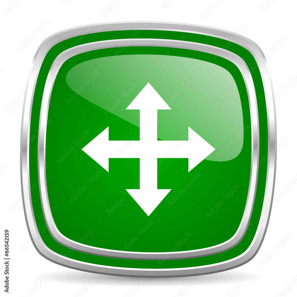 arrow glossy computer icon on white background arrow glossy computer icon on white background