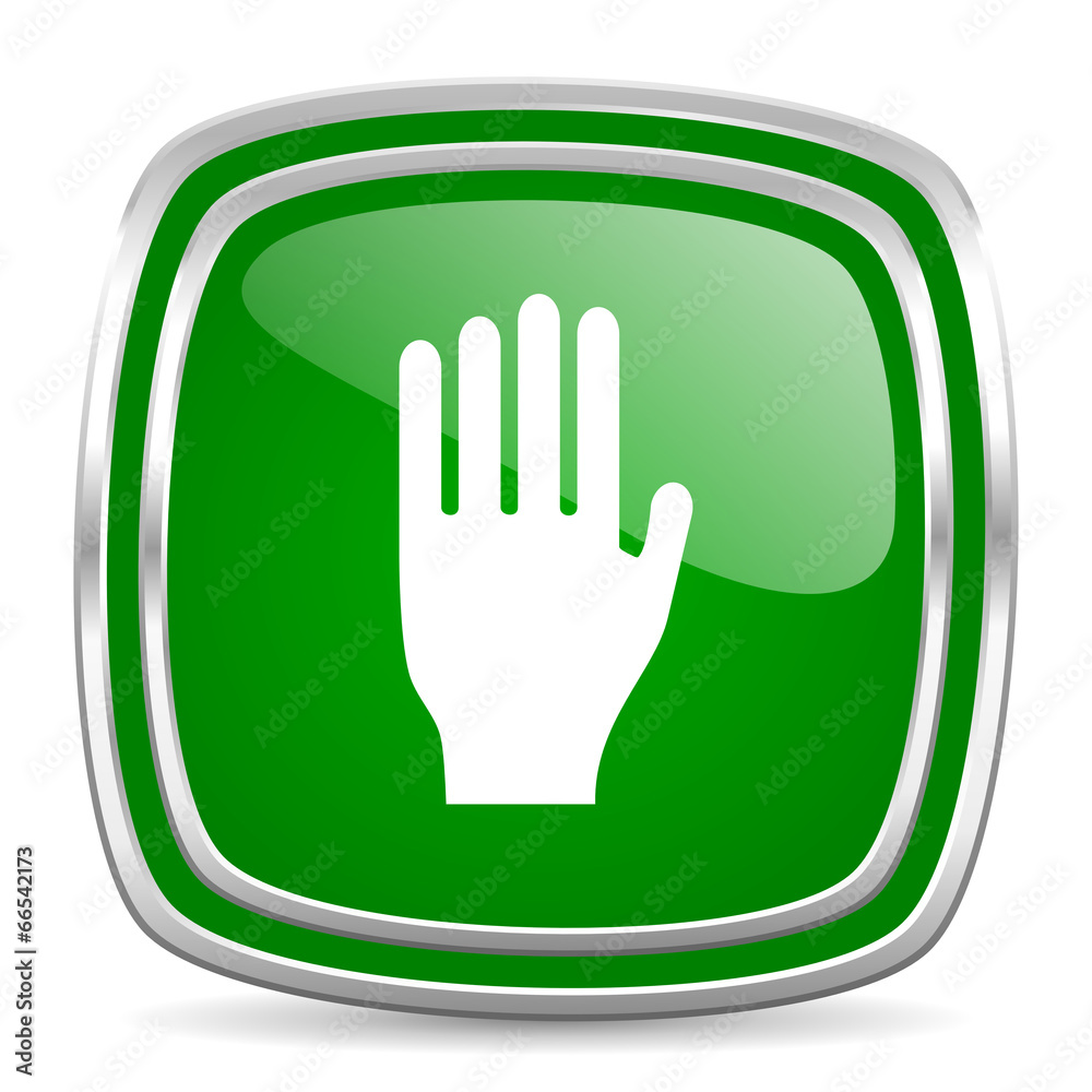 stop glossy computer icon on white background stop glossy computer icon on white background