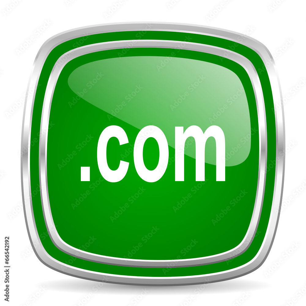 com glossy computer icon on white background com glossy computer icon on white background