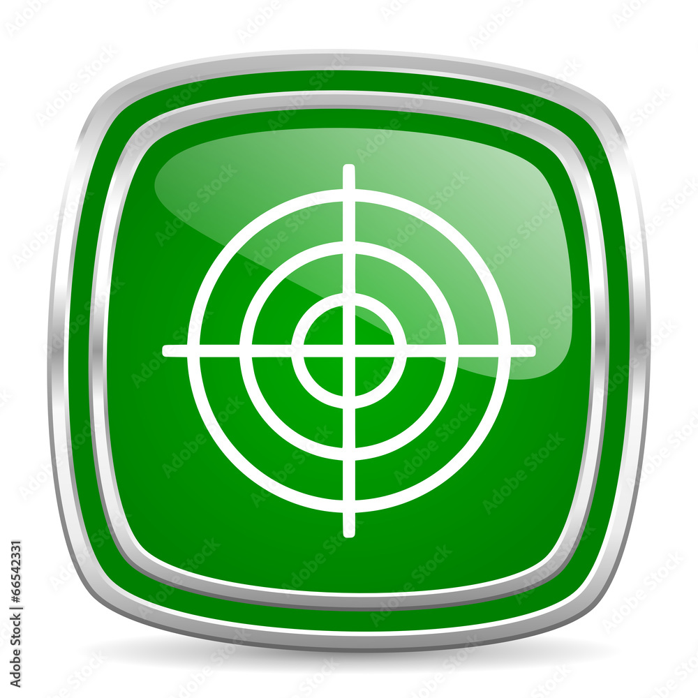 target glossy computer icon on white background target glossy computer icon on white background
