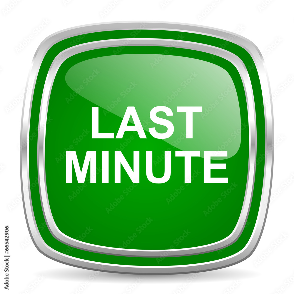 last minute glossy computer icon on white background last minute glossy computer icon on white background