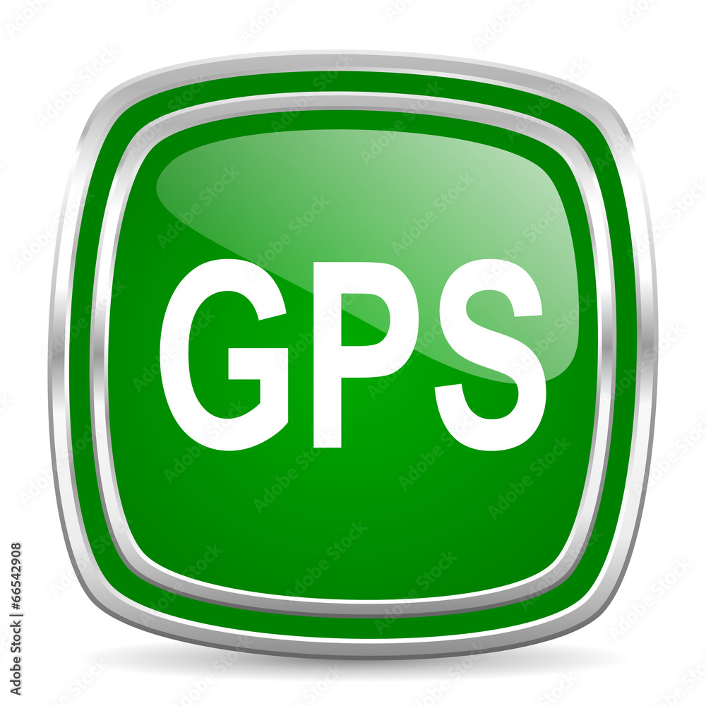 gps glossy computer icon on white background gps glossy computer icon on white background