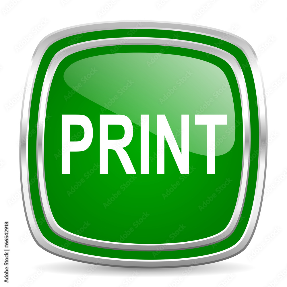 print glossy computer icon on white background print glossy computer icon on white background