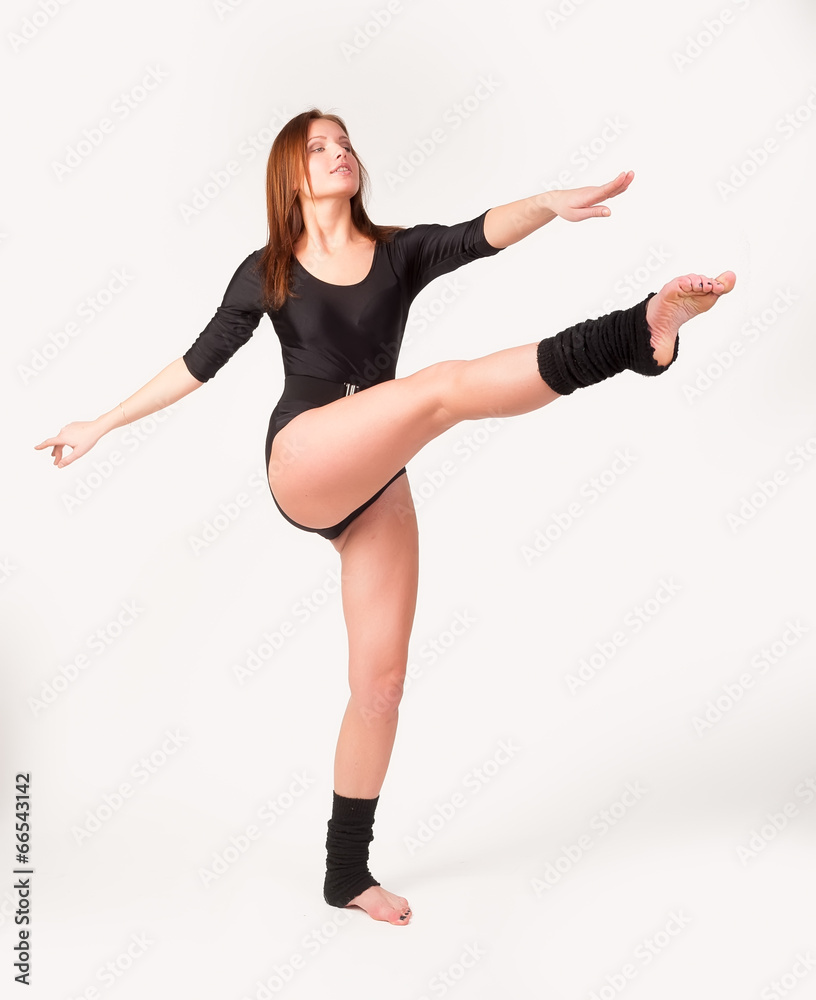 portrait of young fitness woman