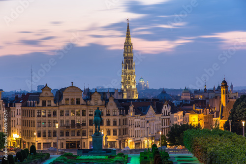 View of Brussels city center - Belgium