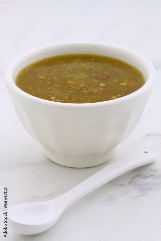 Appetizing home made tomatillo sauce Appetizing home made tomatillo sauce