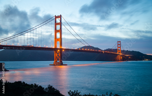 Famous Golden Gate Bridge in San Francisco