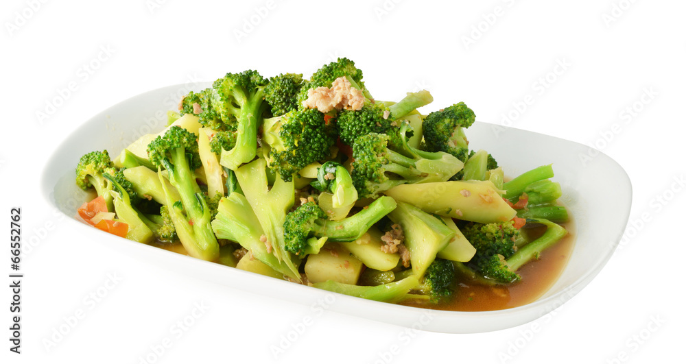 fried vegetables isolated white background fried vegetables isolated white background