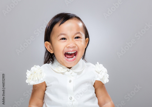 Little girl scream