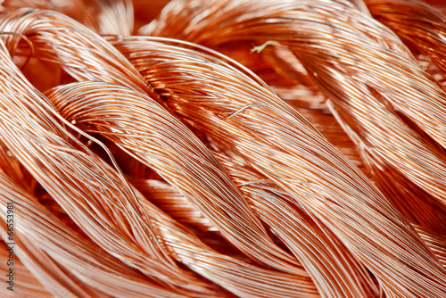 Fototapet Copper wire
