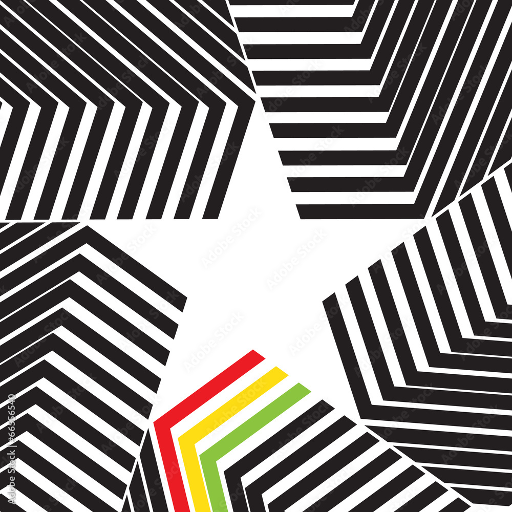 Vector background star on the city Vector background star on the city