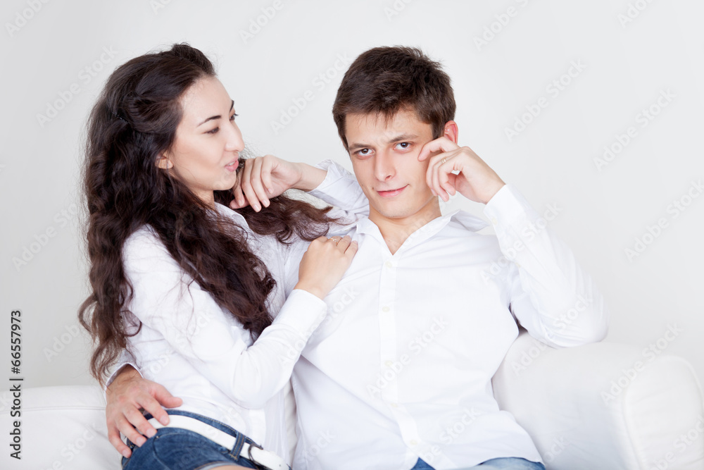 Young couple. Young couple.