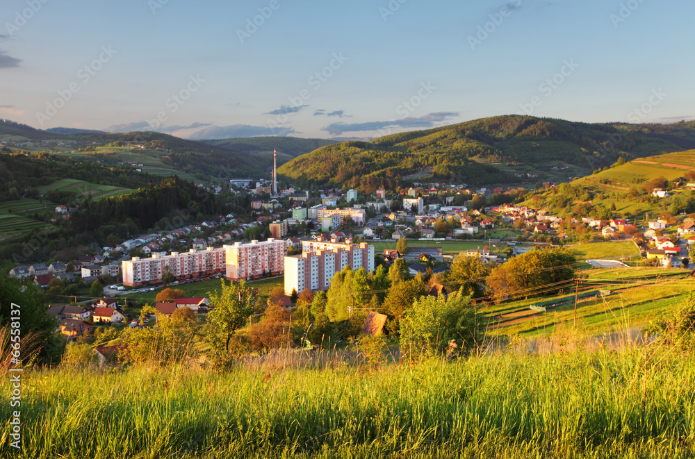 Naklejka premium Nice Slovakia Village Hrinova