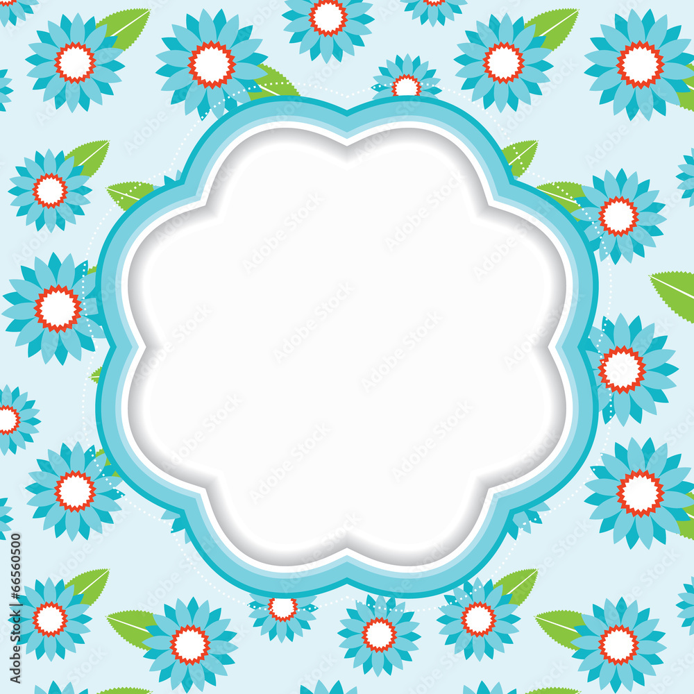 Floral frame. Vector illustration. Floral frame. Vector illustration.