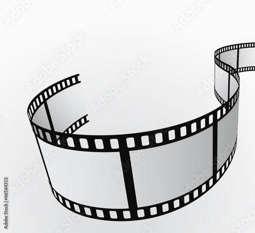 film reel abstract background 3d
