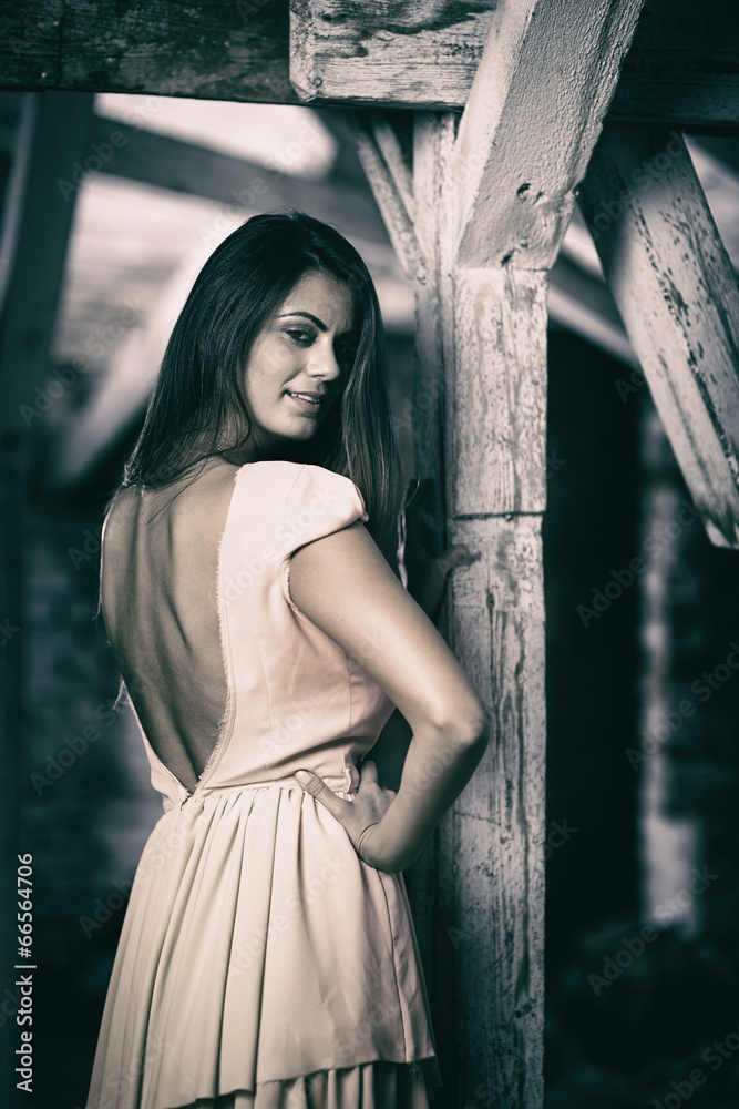Fototapeta premium Monochrome toned glamour