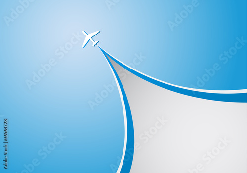plane flying background