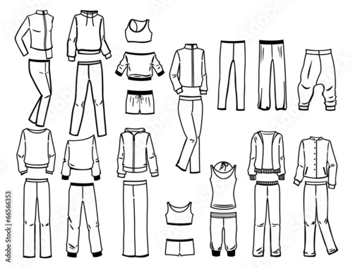 Contours of sportswear