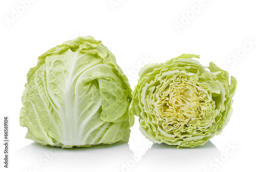 chinese cabbage  Isolated on a white background