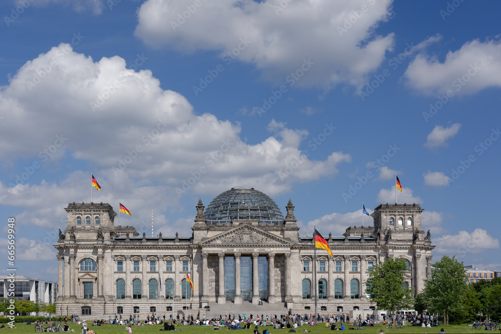 Reichstag building in Berlin, Germany