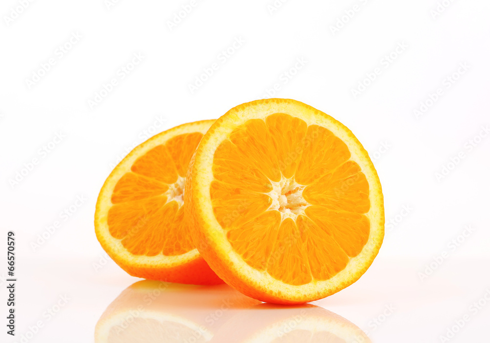 Fototapeta premium Halved orange