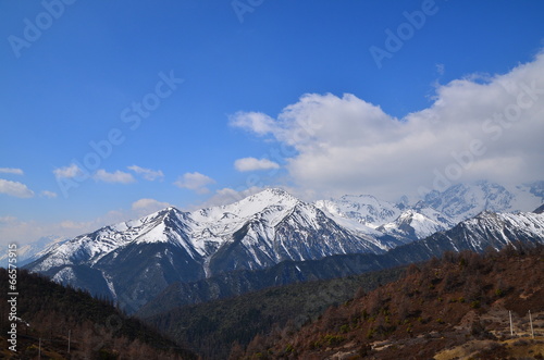 Himalayas Mountain Range in Yunnan, China