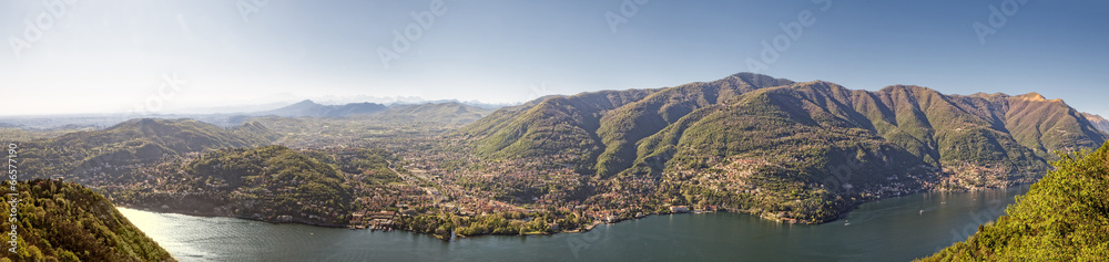 View at Como from Brunate