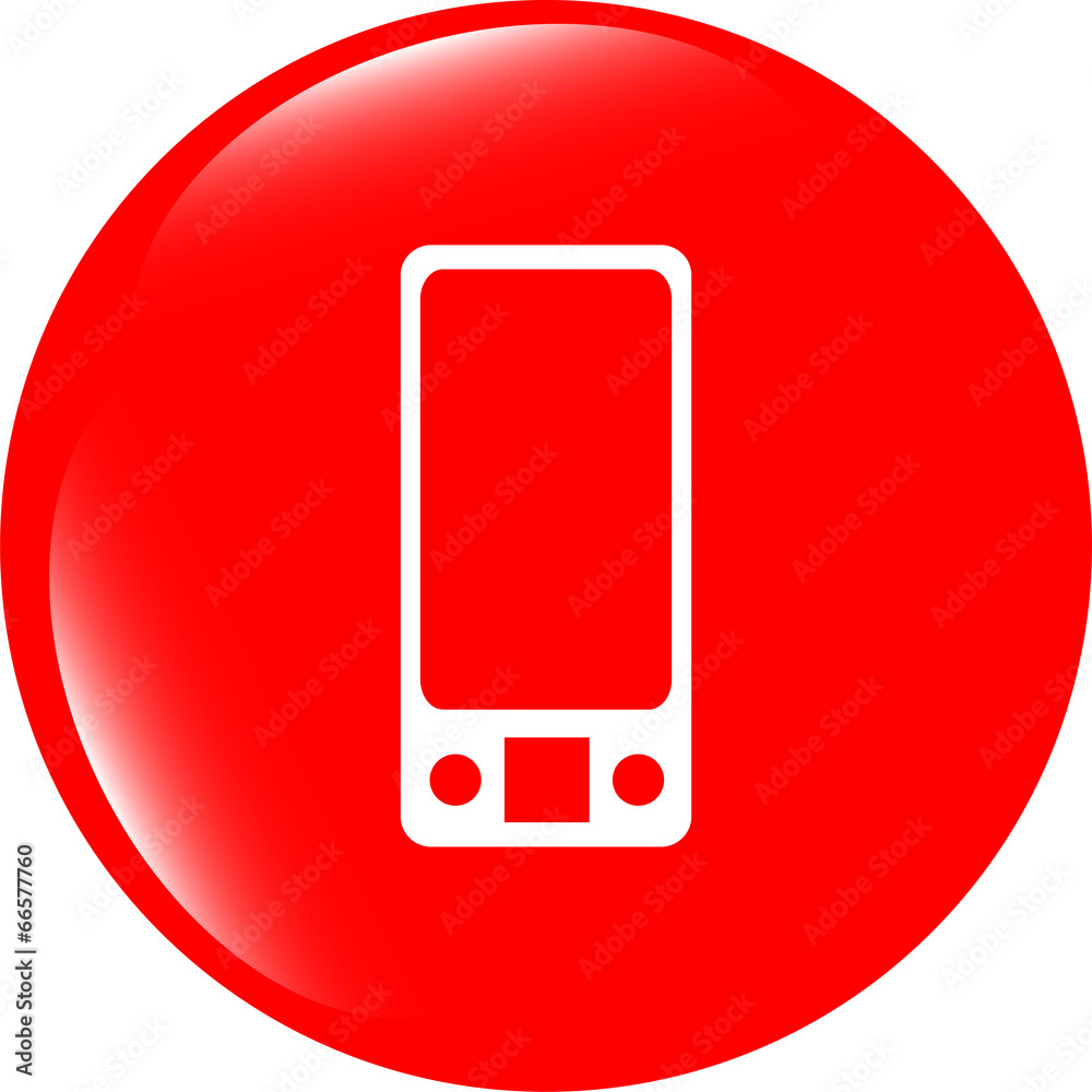 multimedia smart phone icon, button, graphic design element multimedia smart phone icon, button, graphic design element