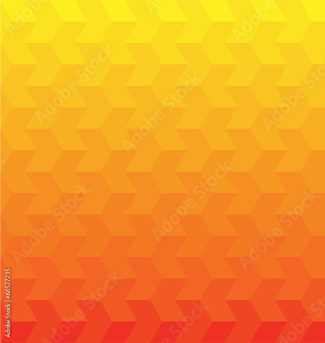 Orange geometric vector background
