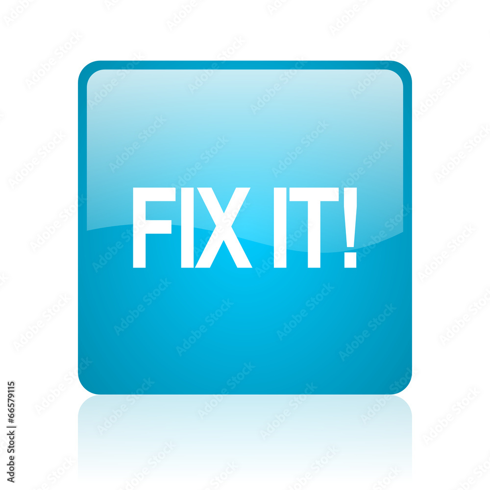 fix it computer icon on white background fix it computer icon on white background