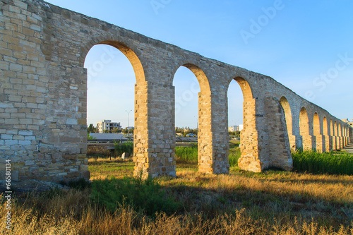 Old Greek aqueduct in Larnaca, Cyprus