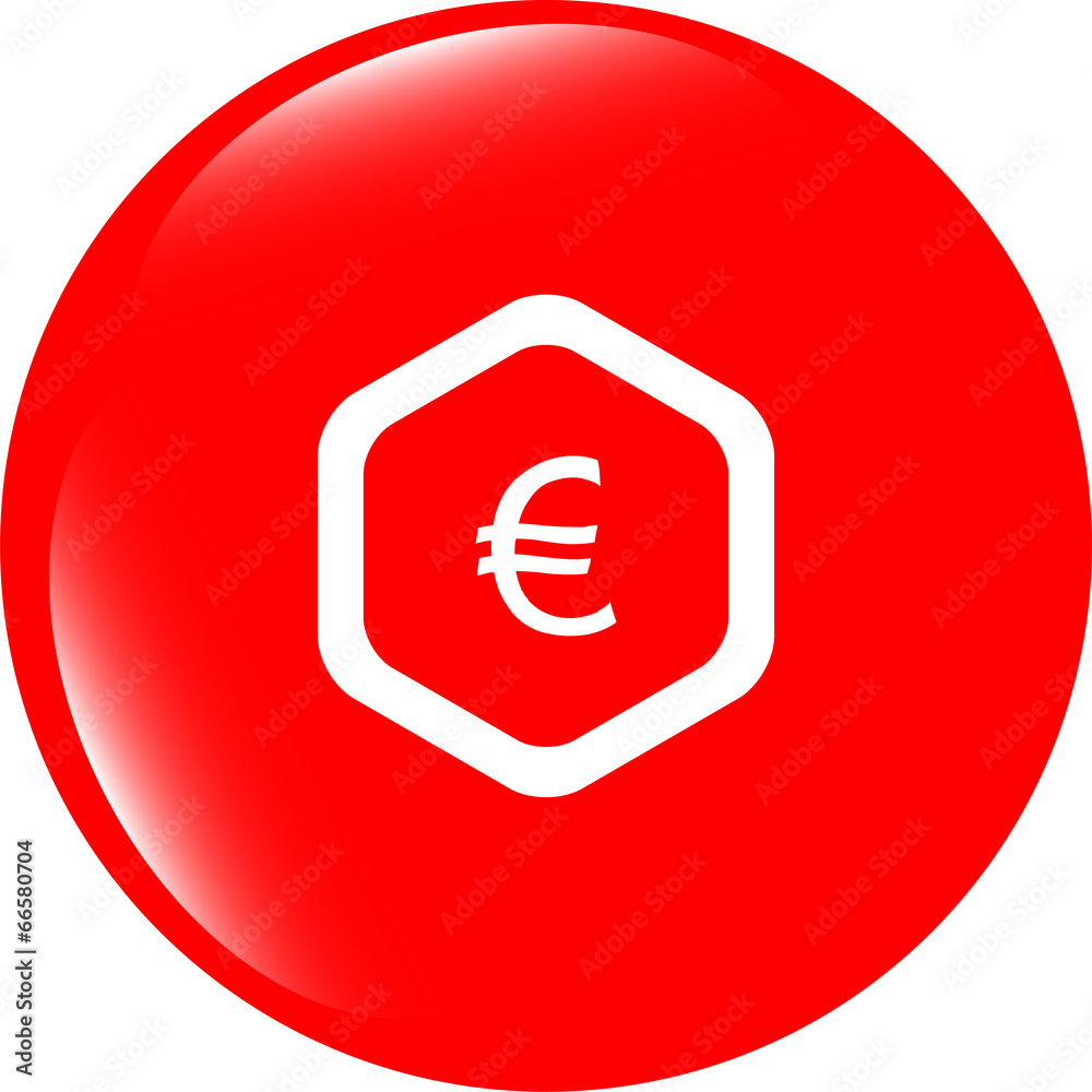 web icon on cloud with euro eur money sign web icon on cloud with euro eur money sign