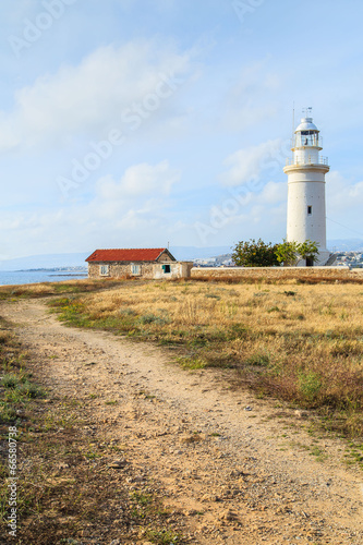 Lighthouse in Pafos, Cypus photo