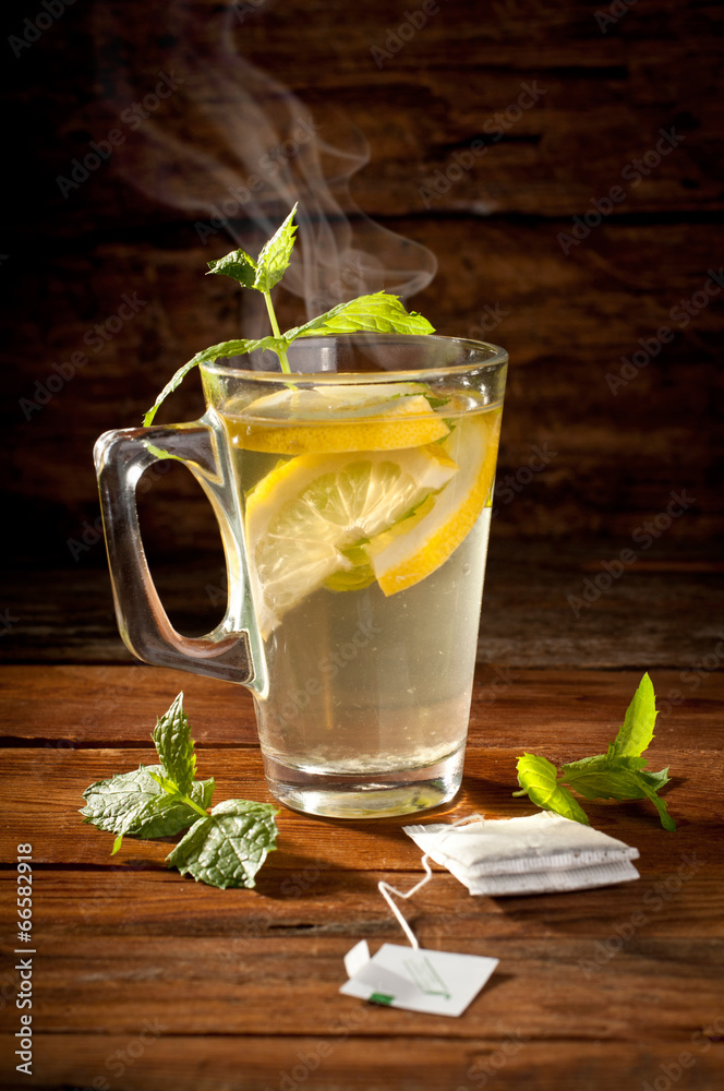 Fototapeta premium hot tea