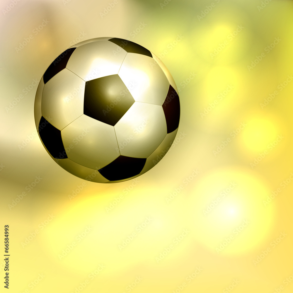Naklejka premium Vintage soccer ball