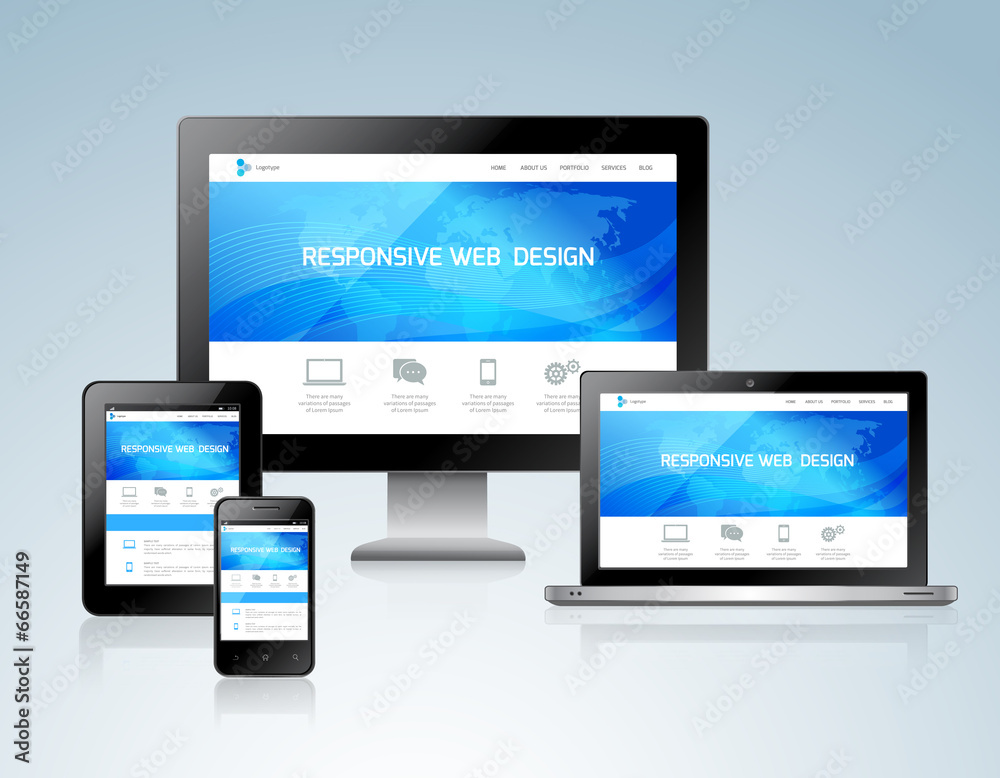 Responsive design concept