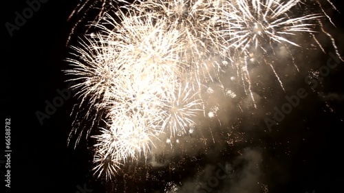 Fireworks at night