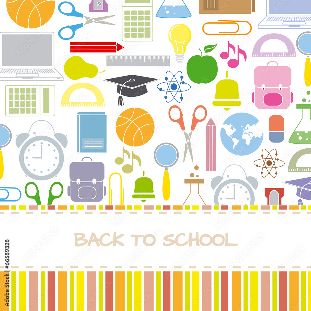 Background school icons Background school icons