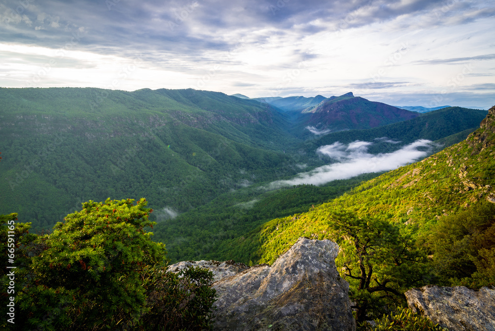 Fototapeta premium Panoramic Linville View