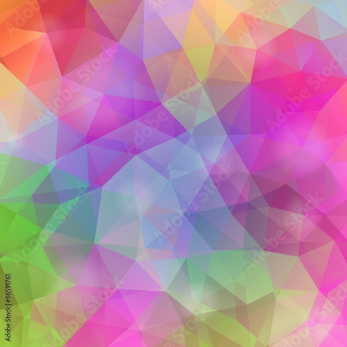 Abstract geometrical multicolored background