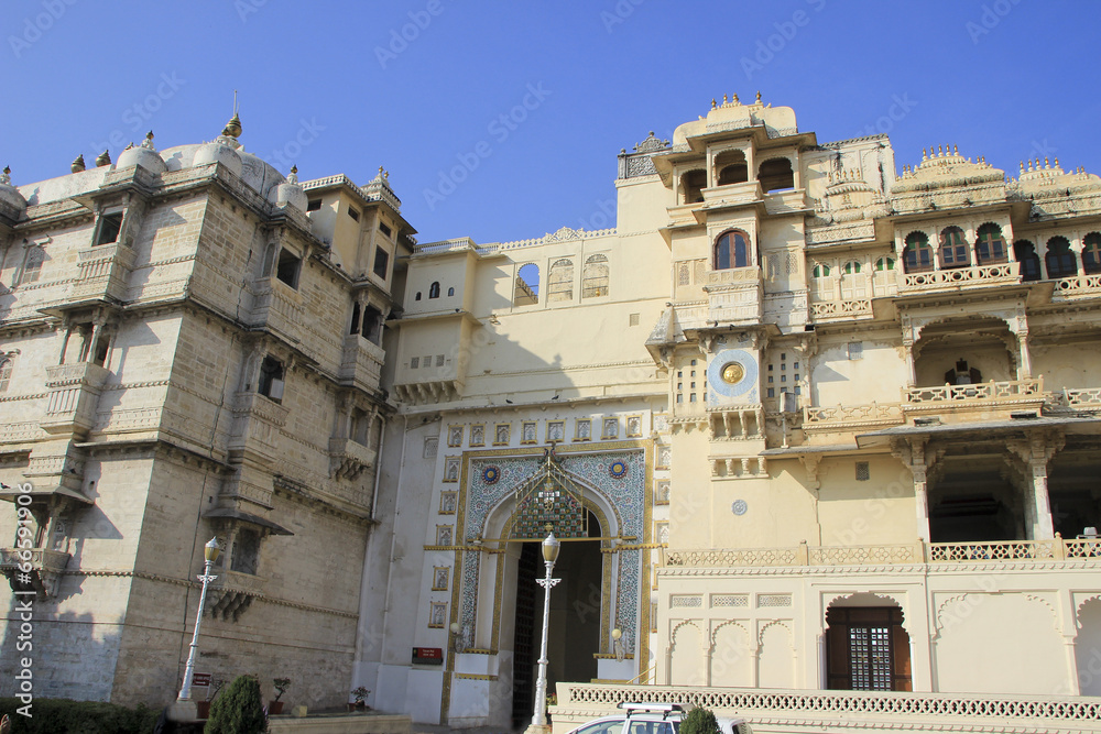 Facade of City Palace, Udaipur