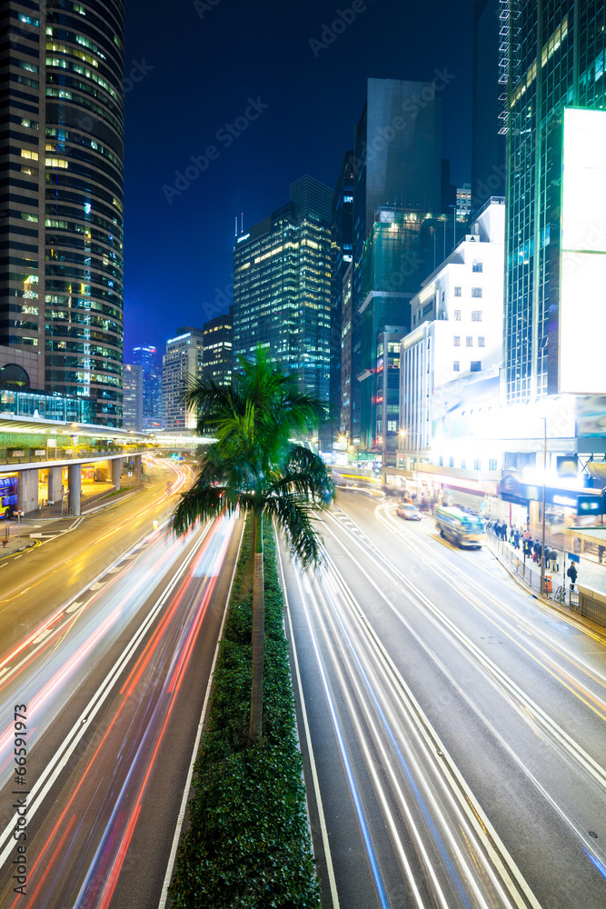 Hong Kong at night