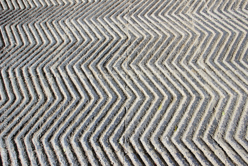 Anti-skid, Zigzag Concrete Path Anti-skid, Zigzag Concrete Path