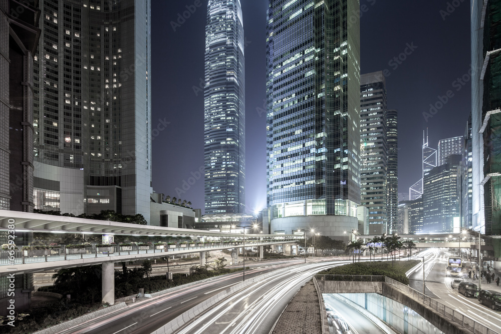 Fototapeta premium Hong Kong at night