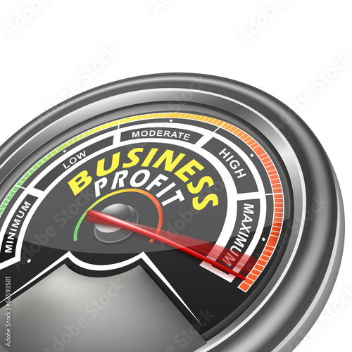 vector business conceptual meter indicator