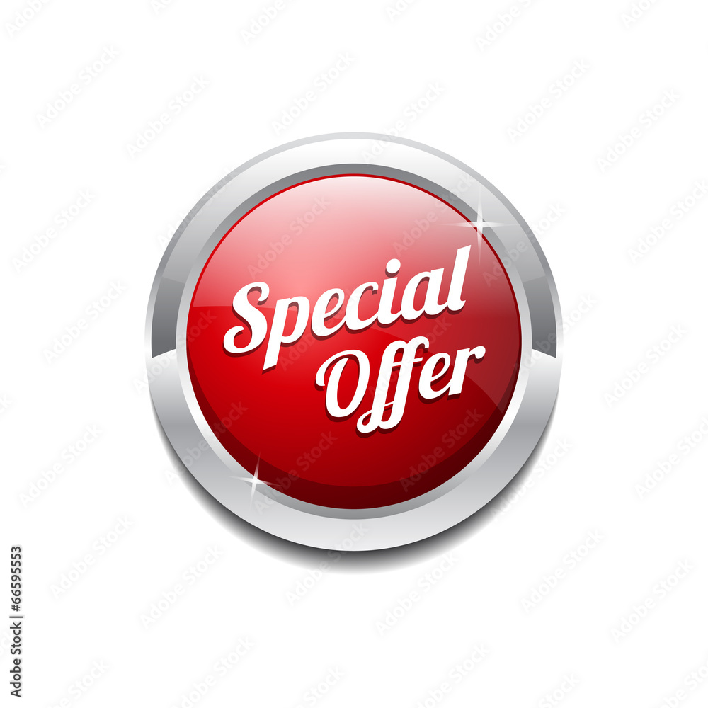 Special Offer Red Vector Icon Button Special Offer Red Vector Icon Button