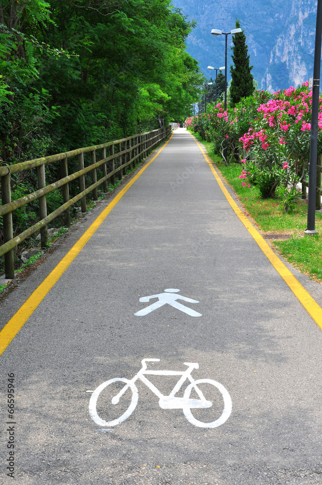Obraz premium Bike road