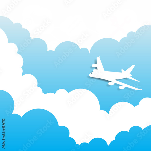 Fototapeta Naklejka Na Ścianę i Meble -  airplane background